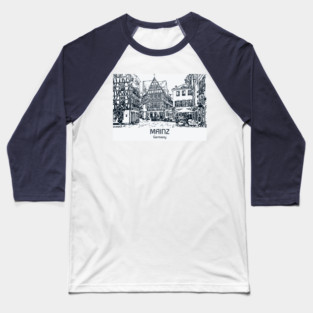 Mainz - Germany Baseball T-Shirt
