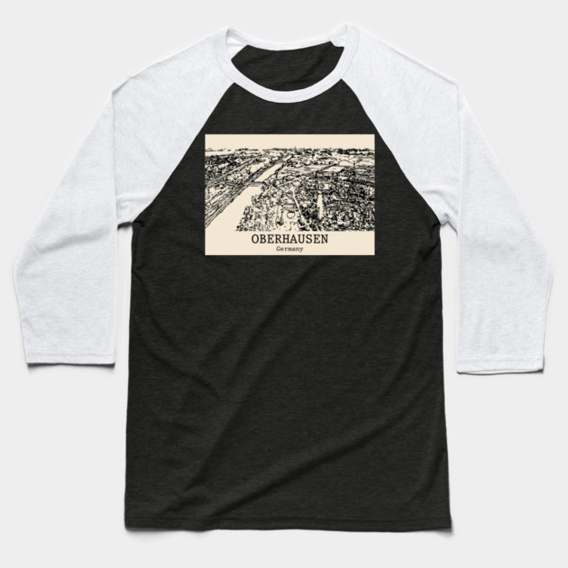Oberhausen - Germany Baseball T-Shirt by Lakeric