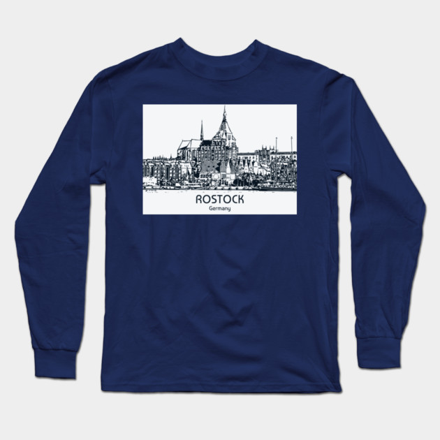 Rostock - Germany Long Sleeve T-Shirt by Lakeric