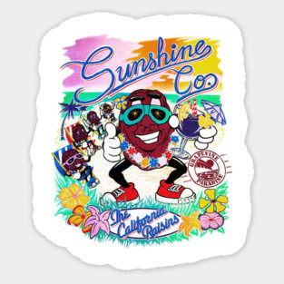 The California Raisins - Sunshine Co. Sticker