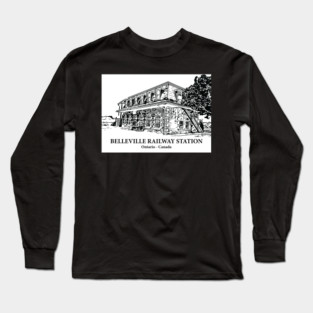 Belleville Railway Station - Ontario Long Sleeve T-Shirt
