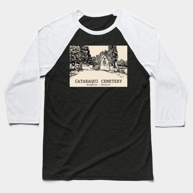 Cataraqui Cemetery - Kingston ON Baseball T-Shirt by Lakeric