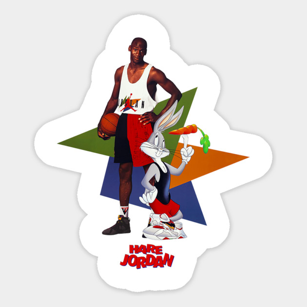 90s Rabbit Basketball Look Classic Magnet by nicklower