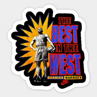 Charles Barkley - Best in the West - Suns Sticker