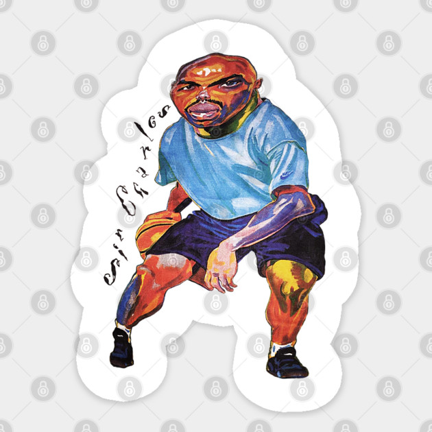 Charles Barkley - Sir Charles - Suns Sticker by nicklower