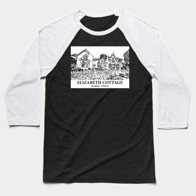 Elizabeth Cottage - Kingston ON Baseball T-Shirt by Lakeric