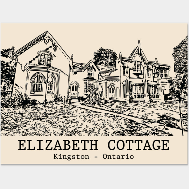 Elizabeth Cottage - Kingston ON Wall Art by Lakeric