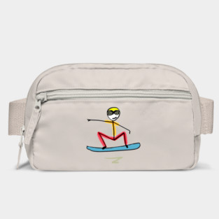 Snowboarding Stickman Bag