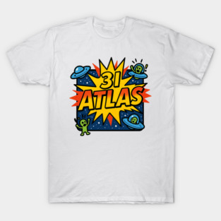 3I Atlas – Comic UFO Panic Explosion T-Shirt