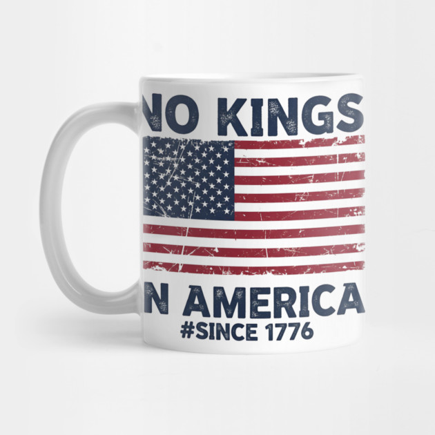 No-Kings-in-America | Vintage-1776-Patriotic-USA-Flag by ArtistTee ⭐⭐⭐⭐⭐