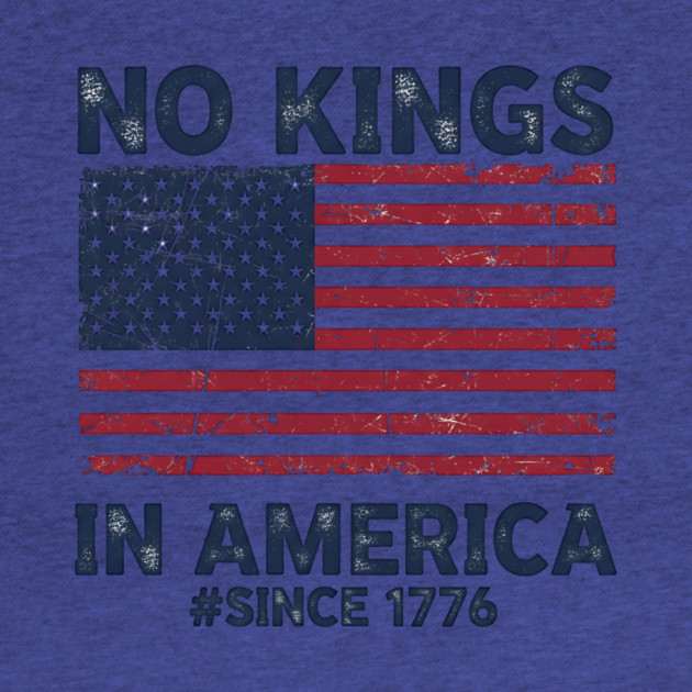 No-Kings-in-America | Vintage-1776-Patriotic-USA-Flag by ArtistTee ⭐⭐⭐⭐⭐