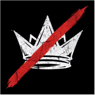 No-Kings-October-18-No-Kings-Day -No Kings in America Posters and Art