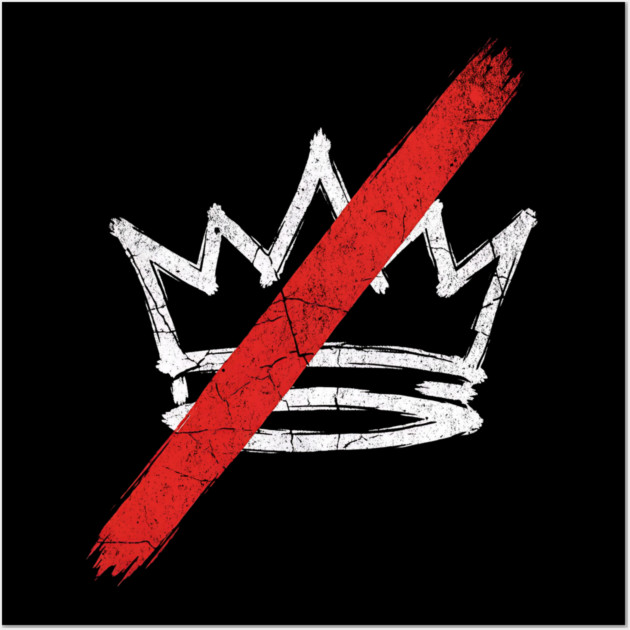 No Kings in America Wall Art by ArtistTee ⭐⭐⭐⭐⭐