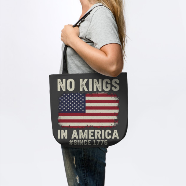 No Kings in America | Vintage 1776 Patriotic USA Flag by ArtistTee ⭐⭐⭐⭐⭐