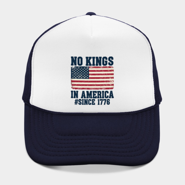 No Kings in America | Vintage 1776 Patriotic USA Flag | No Kings October 18 No Kings Day by ArtistTee ⭐⭐⭐⭐⭐