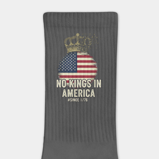 No-Kings-in-America-Vintage-1776 Patriotic-USA-Flag | No-Kings-October-18-No-Kings-Day by ArtistTee ⭐⭐⭐⭐⭐
