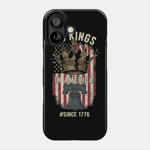 No-Kings-in-America-No Kings October 18 No Kings Day Phone Case by ArtistTee ⭐⭐⭐⭐⭐