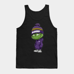 Grinch Baltimore Ravens – Funny Christmas Football Fan Tank Top