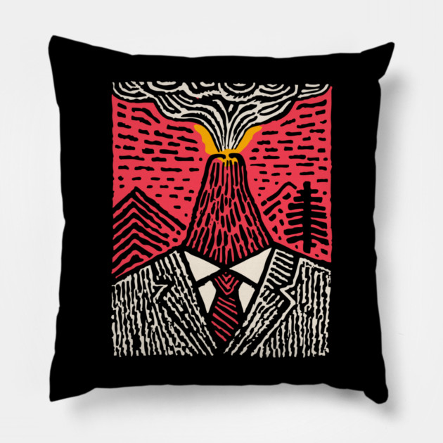 Office Eruption Pillow by TuncGK