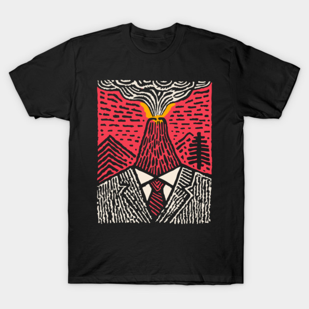 Office Eruption T-Shirt by TuncGK