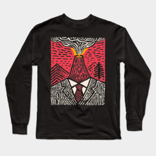 Office Eruption Long Sleeve T-Shirt