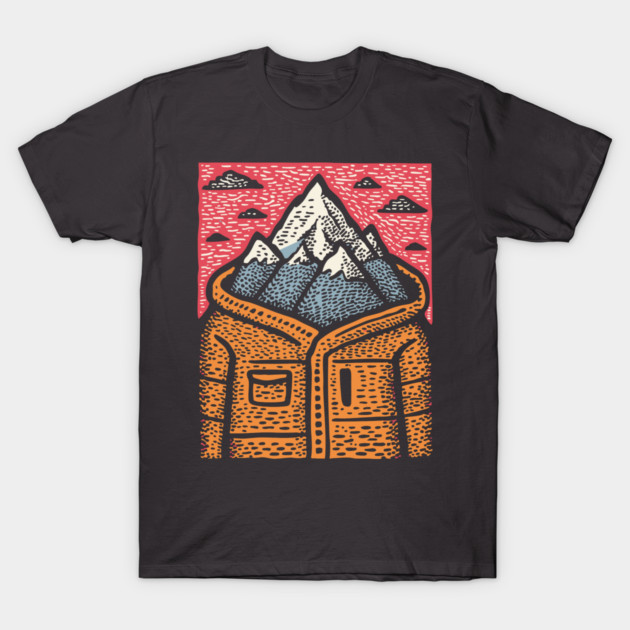 The Mountain Is You T-Shirt by TuncGK