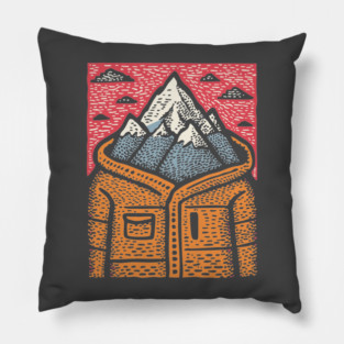 The Mountain Is You Pillow
