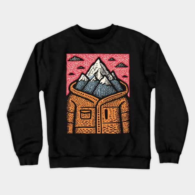 The Mountain Is You Crewneck Sweatshirt by TuncGK