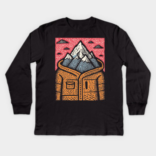 The Mountain Is You Kids Long Sleeve T-Shirt