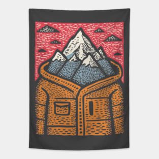 The Mountain Is You Tapestry