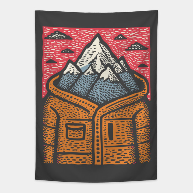 The Mountain Is You Tapestry by TuncGK
