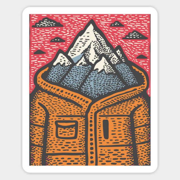 The Mountain Is You Magnet by TuncGK