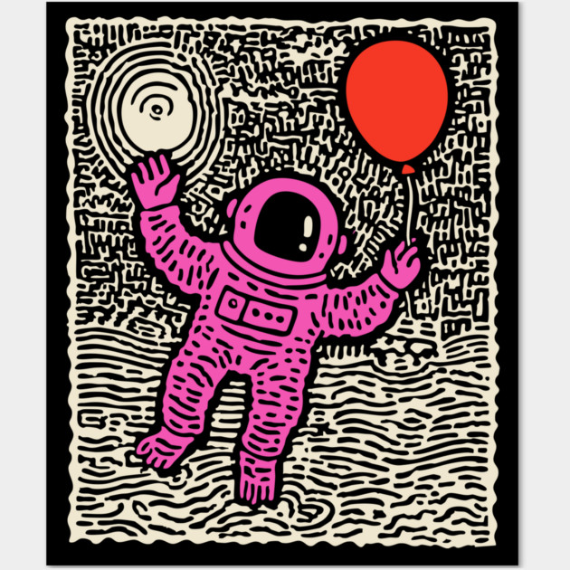 Weightless Joy Wall Art by TuncGK