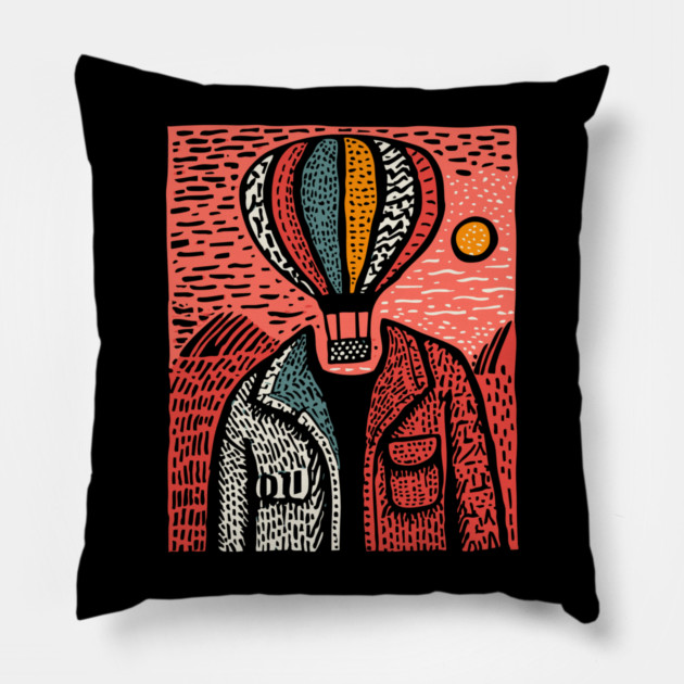 Head in the Clouds Pillow by TuncGK