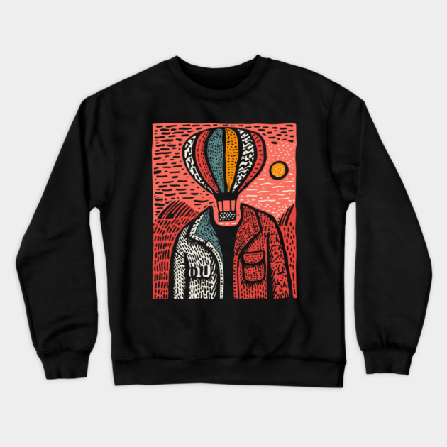 Head in the Clouds Crewneck Sweatshirt by TuncGK