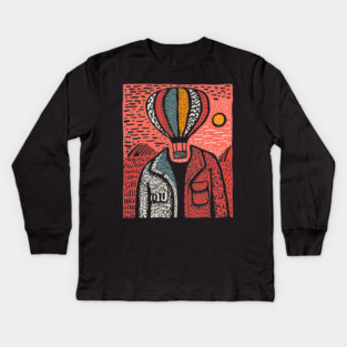 Head in the Clouds Kids Long Sleeve T-Shirt