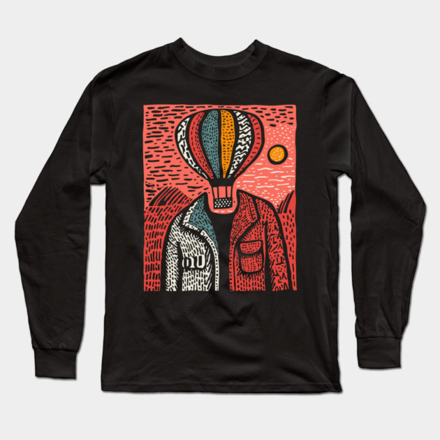 Head in the Clouds Long Sleeve T-Shirt by TuncGK