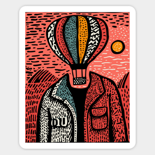 Head in the Clouds Magnet by TuncGK