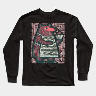 The Bear Baker Long Sleeve T-Shirt