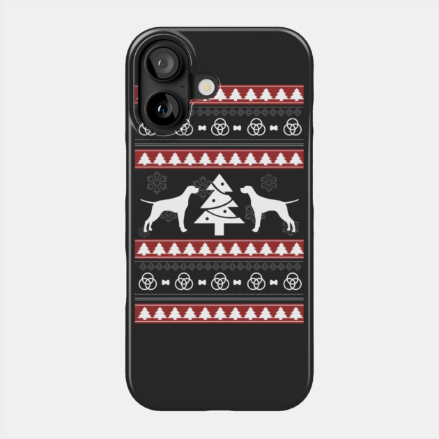 Merry Woofmas Ugly Christmas Phone Case by MCALTees