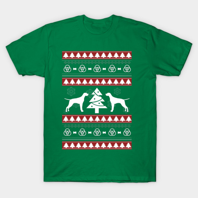 Merry Woofmas Ugly Christmas T-Shirt by MCALTees
