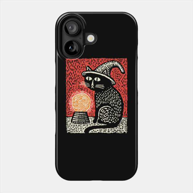Witch's Familiar Phone Case by TuncGK