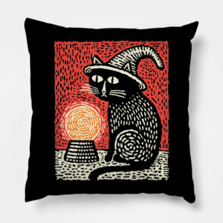 Witch's Familiar Pillow