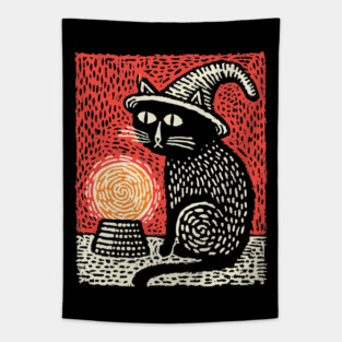 Witch's Familiar Tapestry