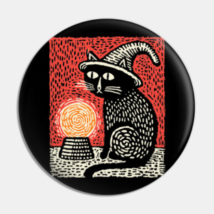 Witch's Familiar Pin