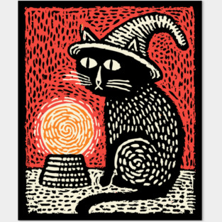 Witch's Familiar Posters and Art