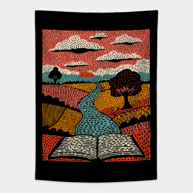 River of Stories Tapestry by TuncGK