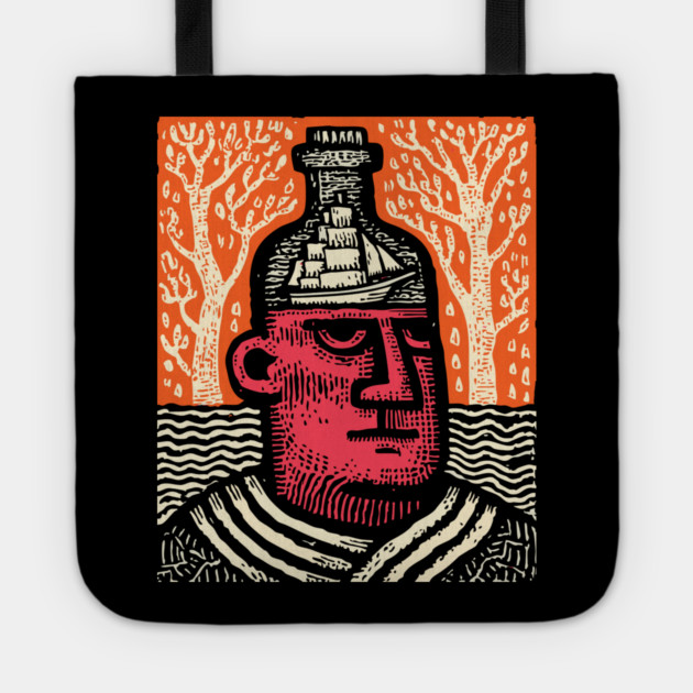 Bottled Thoughts Tote by TuncGK