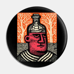 Bottled Thoughts Pin