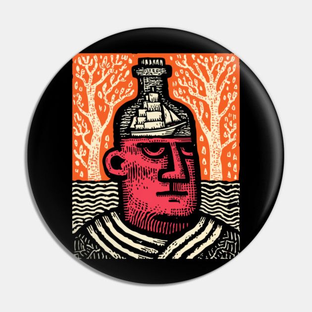 Bottled Thoughts Pin by TuncGK